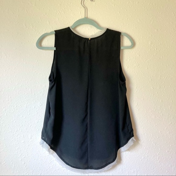 Who What Wear Chiffon Tank - Picture 2 of 5